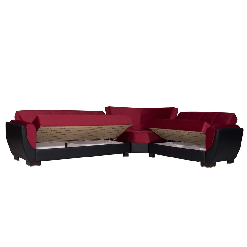 Canapé modulaire rembourré avec rangement PrimeNest SkyHaven