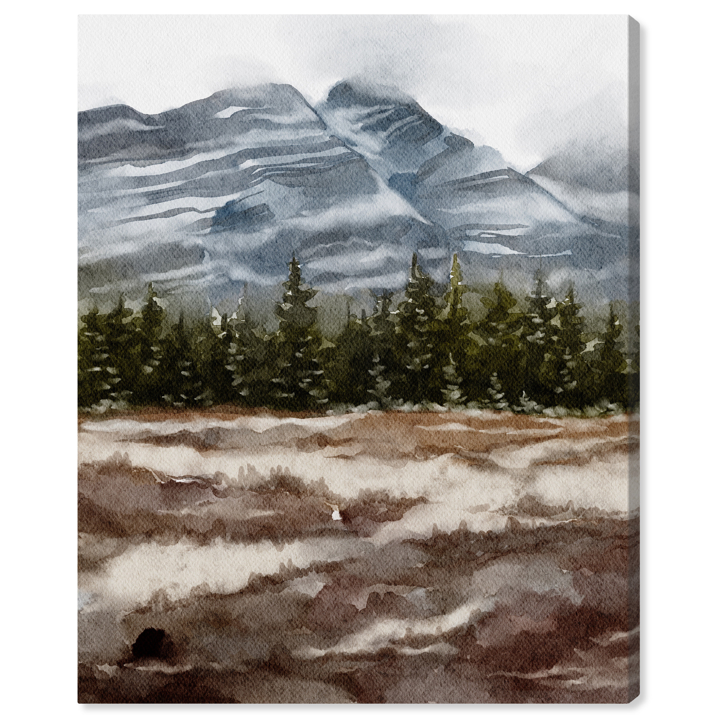 Febary Rocks Art Remedy February Rocks Landscape | Wayfair