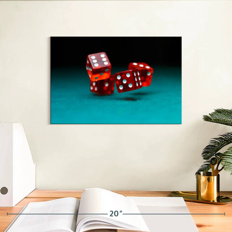 Senne Rolling Dice, 8" H x 12" W