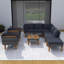 Ensemble de canapé modulaire en osier 9 pièces 9 pièces avec table basse-796946826