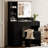 Jakaylen Vanity Makeup Desk with LED Light-231338841