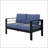 50-Inch All-Weather Aluminum Patio Loveseat With Durable Frame And Comfortable Cushions, Perfect For Outdoor Relaxation-328425767-328425766-328425763