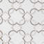 Carrara White Rosetta 12 in. x 12 in. Polished Marble Mosaic Floor and Wall Tile