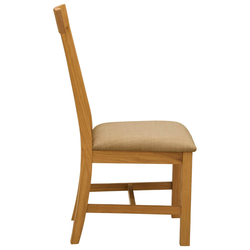 Side Chair in Black, Beige