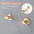 Wall Mounted Shower System With Tub Spout Double Handle Shower Faucet Set Brass Shower Trim Kit With Rough-In Valve-113579703
