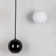 Luminaire sphère suspendu 1 lumières simple Boule