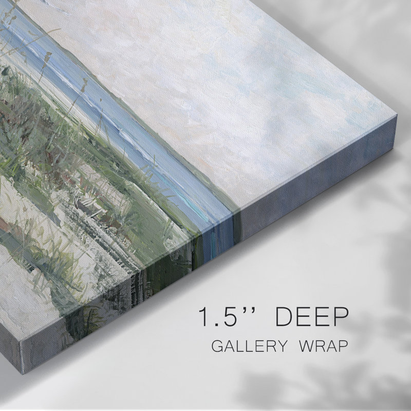«Soft Morning Sea», toile tendue avec châssis, H 18 po x l 27 po