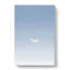 Crescent Moon in a Blue Sky in Abstract - Wrapped Canvas-55317477