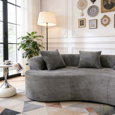modern Crescent-shaped sofa