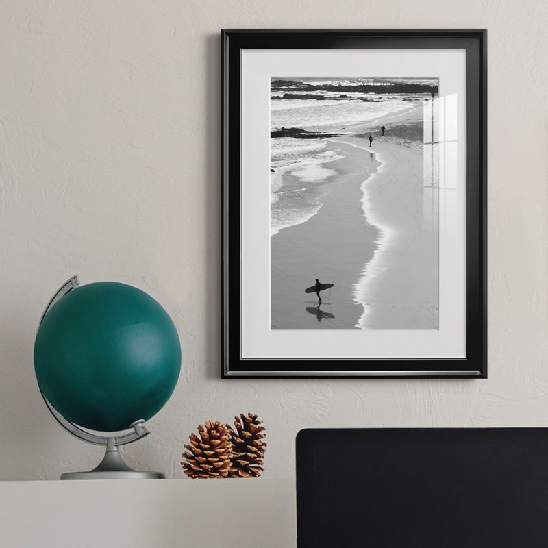 Gold Coast Beach - Photographie de cadre photo sur toile, Cadre noir, H 22,5 po x l 30,5 po x P 1,5 po