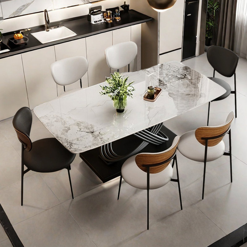 Hermidale, Blanc / gris, Noir / Blanc cassé, H 29,5 po x L 55,1 po x l 31,5 po