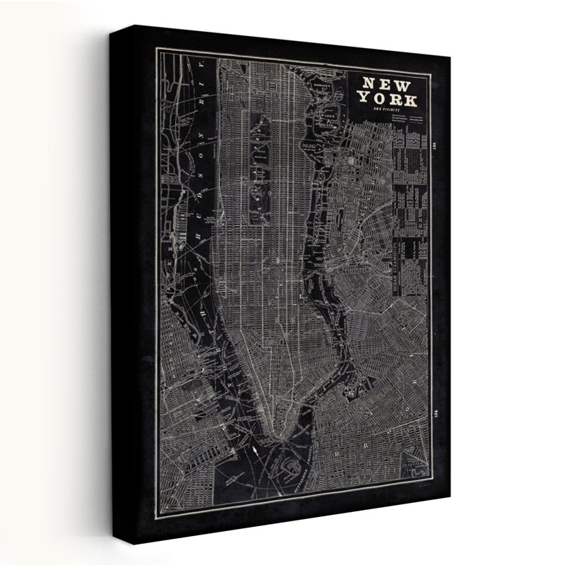 Plan bleu de New York, H 48 po x l 32 po