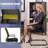 Hokku Designs 12 PCS Office Mesh Chair Office Guest Conference Chair w/ Lumbar Support Ergonomic Backrest