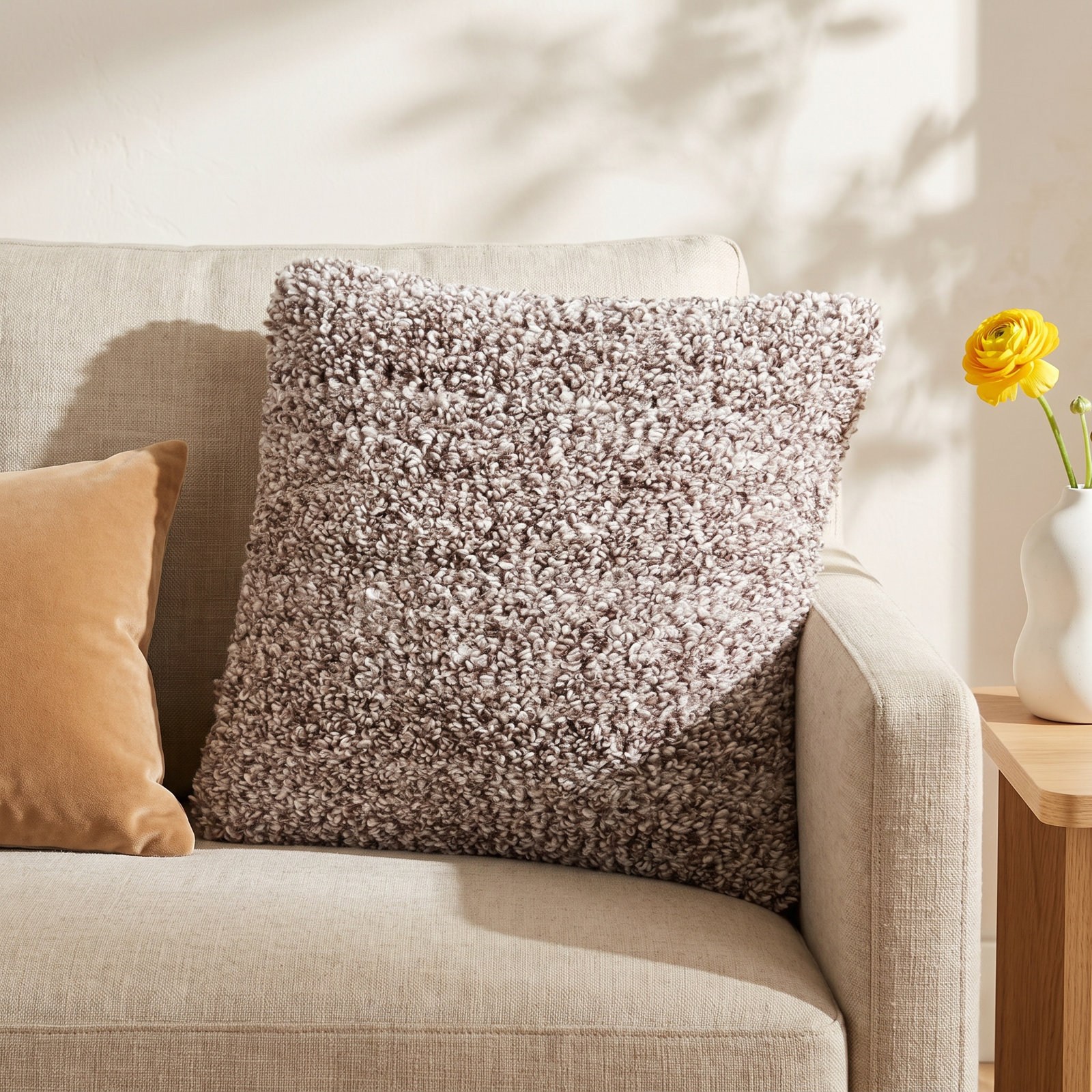 Boculette 18" x 18" Pillow Cover, Down