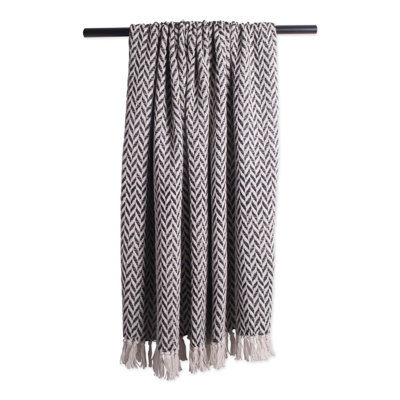 Jeté en coton Dll Zig-Zag
