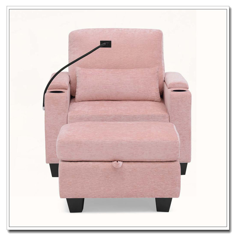 Single Sofa, Pink