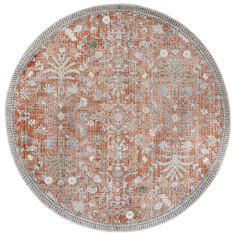 Grove 636 Performance Oriental Rug, Round 6'7"