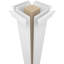 Colonne en PVC cannelée, carrée et couronnée Craftsman Classic-36091002-118304418