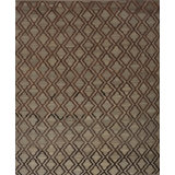 Geometric Area Rug in Brown