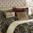 Luxurious King Bedding Sets, Polyester Comforter With Damask Design For Home