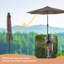Parasol de marché avec lumières solaires, parasol de table pour la terrasse-1101763028