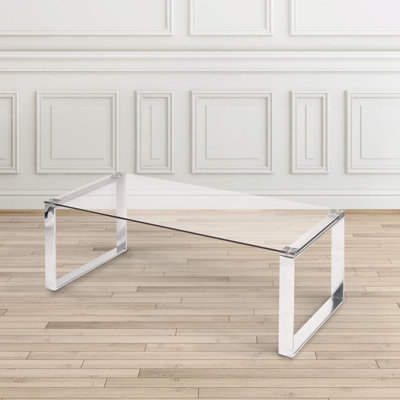 Mihran Glass Top Single Coffee Table