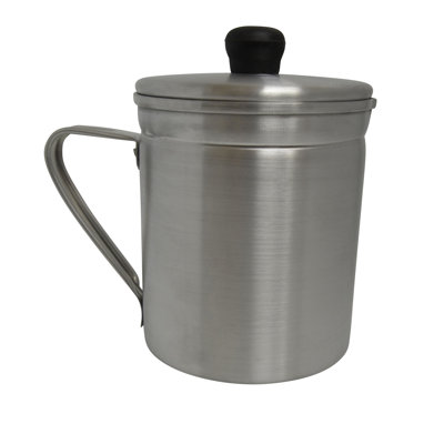 Aluminum Grease Dispenser 1.5 Quart In Silver