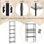Agatho 40cm W Metal Shelving Unit