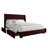 Full Platform Bed with Storage Grey Velvet-374574617-374574619