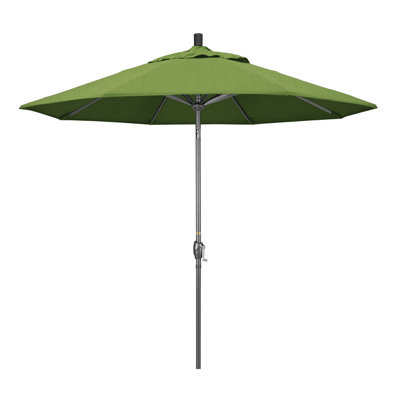 108 " W Octagonal Collapsible Umbrella with Crank Lift Patio Umbrella