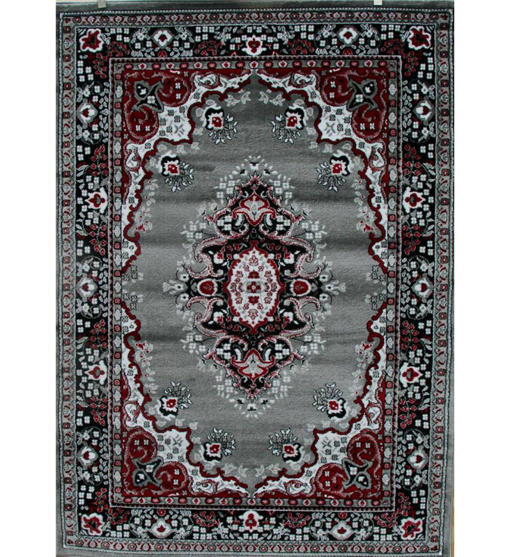 Tapis oriental gris, Rectangle 9 pi 2 po x 12 pi 6 po