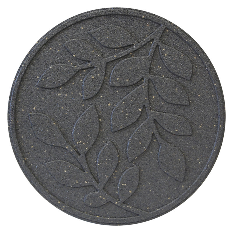 Odille Leaves Earth Stepping Stone, Grey