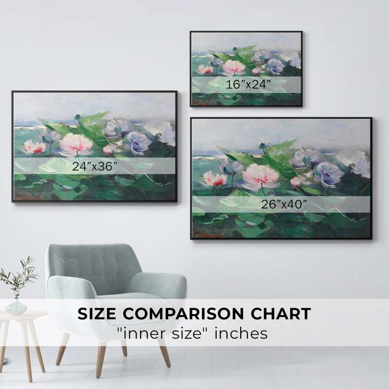 «Vintage Botanical - LXIX» sur toile, H 17 po x l 25 po x P 2 po, Toile avec cadre flottant noir