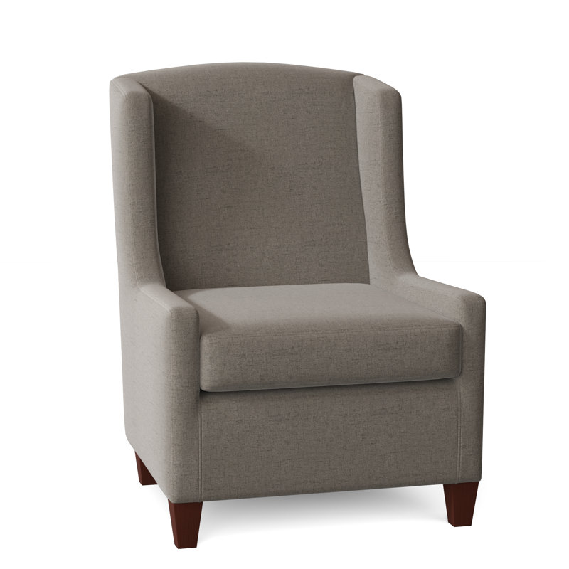 Sweetwater Cotton Wingback Chair, Tweetie 7 Tan Performance Velvet, Yes, Manhattan