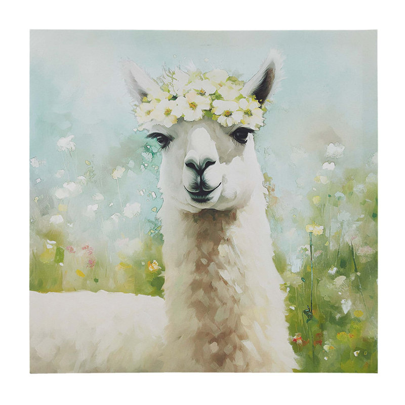 Art mural sur toile lama