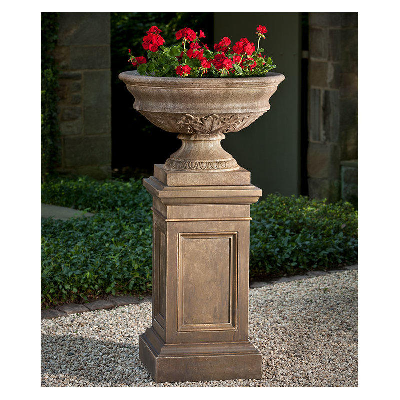 Pedestal, Aged Limestone