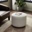 Sinclair Round Ottoman-435237203