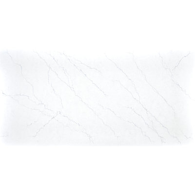 Ackland Belvia Celaro Calacatta Quartz 5 in. x 10 in. Countertop Sample