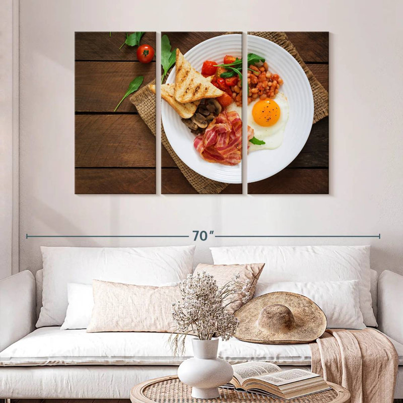 English Style Breakfast, 32" H x 50" W
