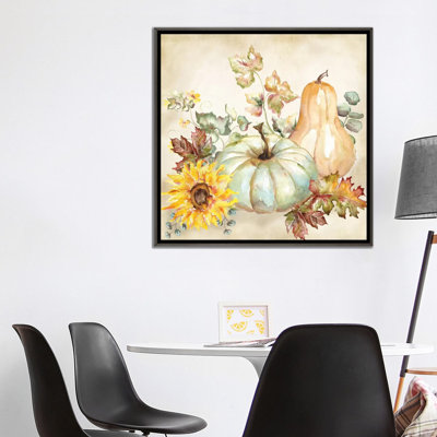 «Watercolor Harvest Pumpkin II» par Tre Sorelle Studios - reproduction d'art
