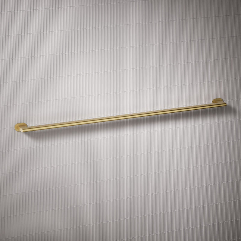 Belay Grab Bar, Brushed Brass, 1.75" H x 48" L