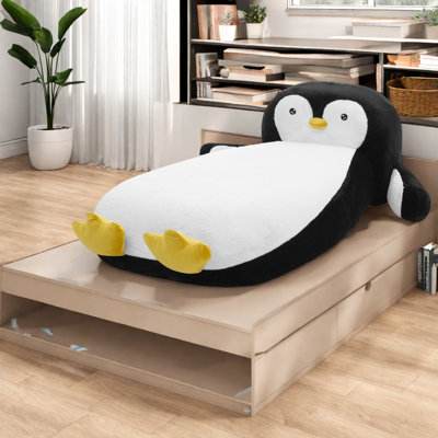 Lit douillet en fausse fourrure pour enfants