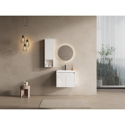 Meuble-lavabo 24 po avec lavabo en résine