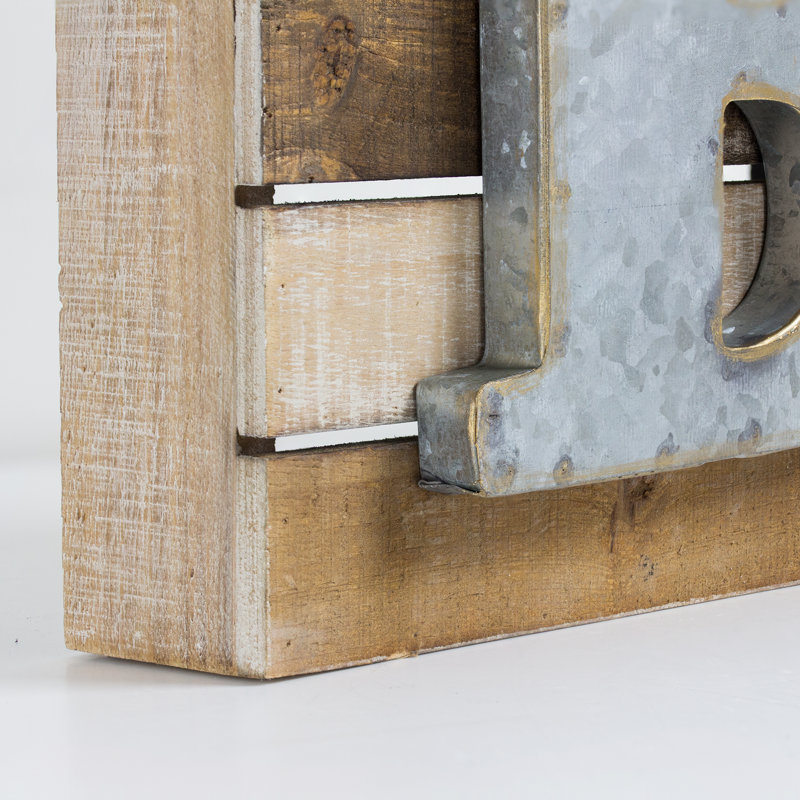 Farmhouse Wall Decor on Wood