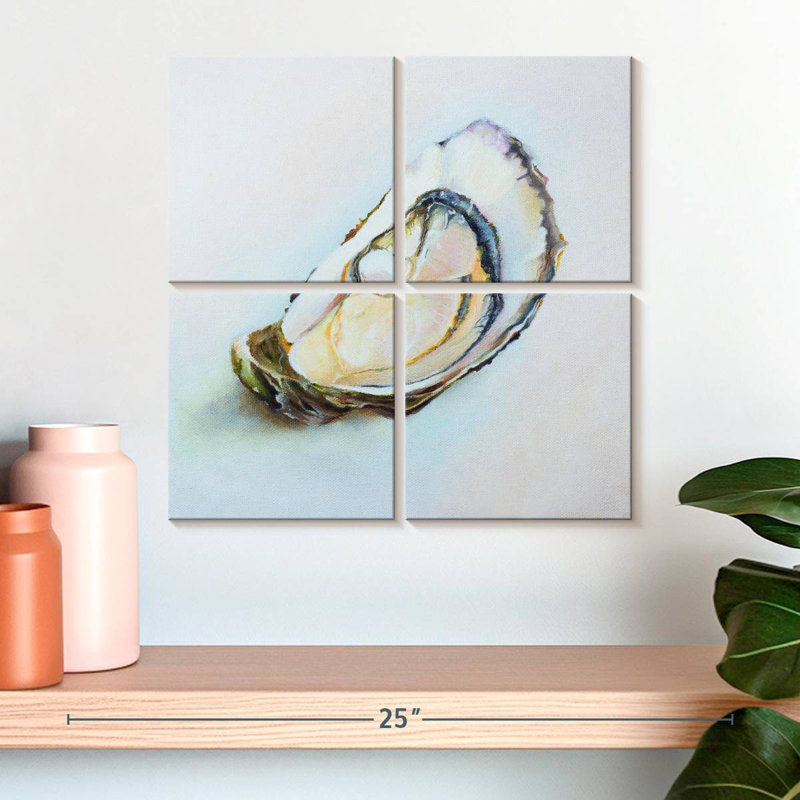 Yarlin Oyster, 18" H x 18" W