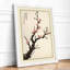 Blossoming Branch Japandi - Framed Print-169548536-169548537