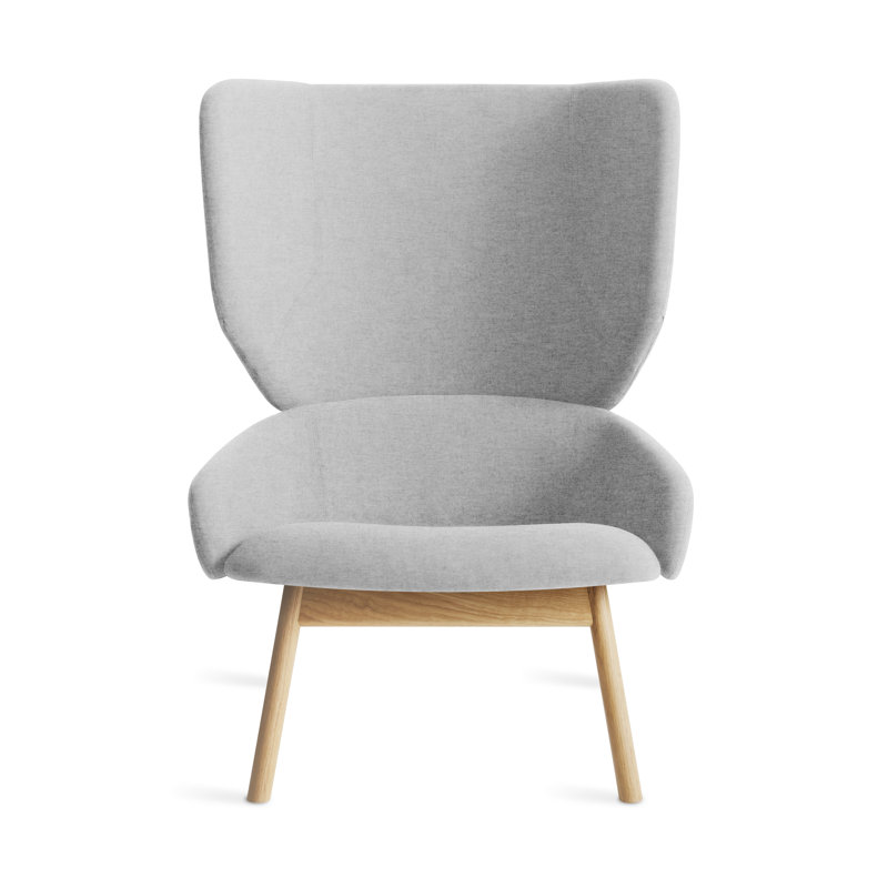 Heads Up Lounge Chair, Gabro Light Gray Wool