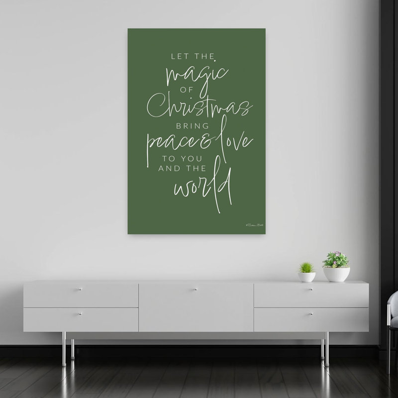 Magie de Noël, art contemporain abstrait, H 60 po x l 40 po
