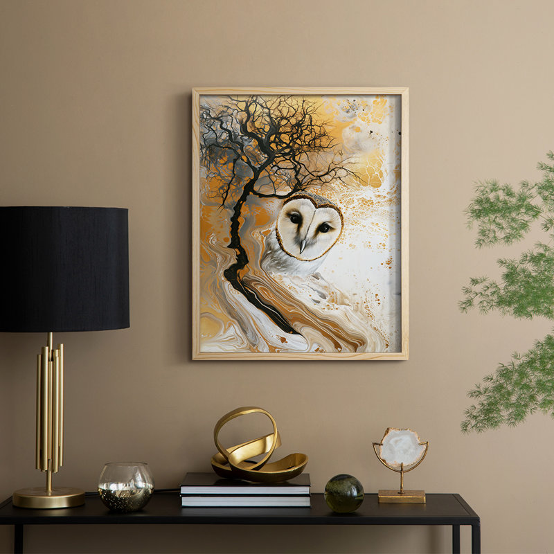 ANIMALS Series L XXXVII, reproduction encadrée - bois massif, H 15 po x l 12 po