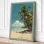 Tropical Palm Paradise Coastal - Wrapped Canvas-1341286872-1341286879